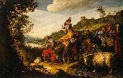 LASTMAN, Pieter Pietersz. Abraham s Journey to Canaan oil